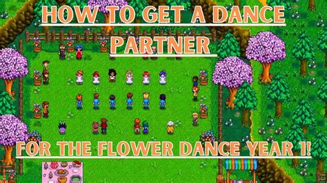 how to get to flower dance - stardew valley